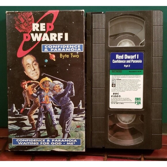 Red Dwarf I Confidence & Paranoia Byte Two VHS 1988 BBC - Picture 1 of 3